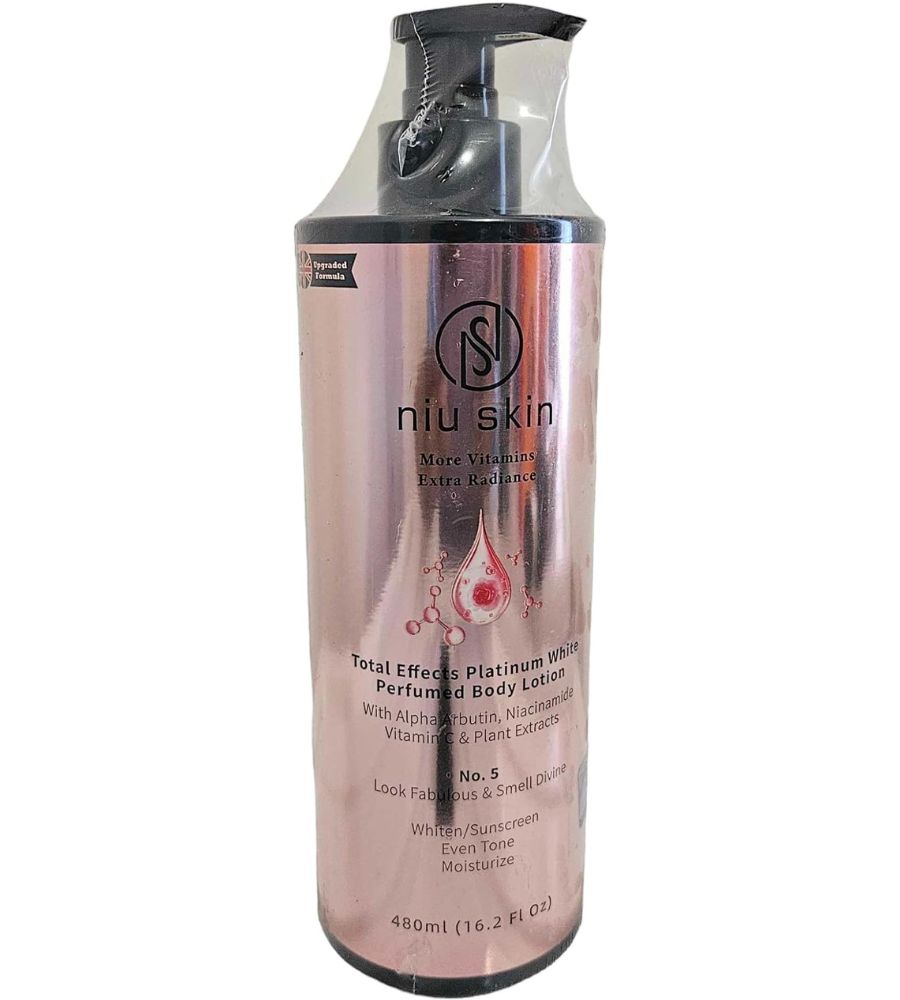 10 Niu Skin Body Lotion with Alpha Arbutin, Niacinamide and Vitamin C 480 ML - Image 1