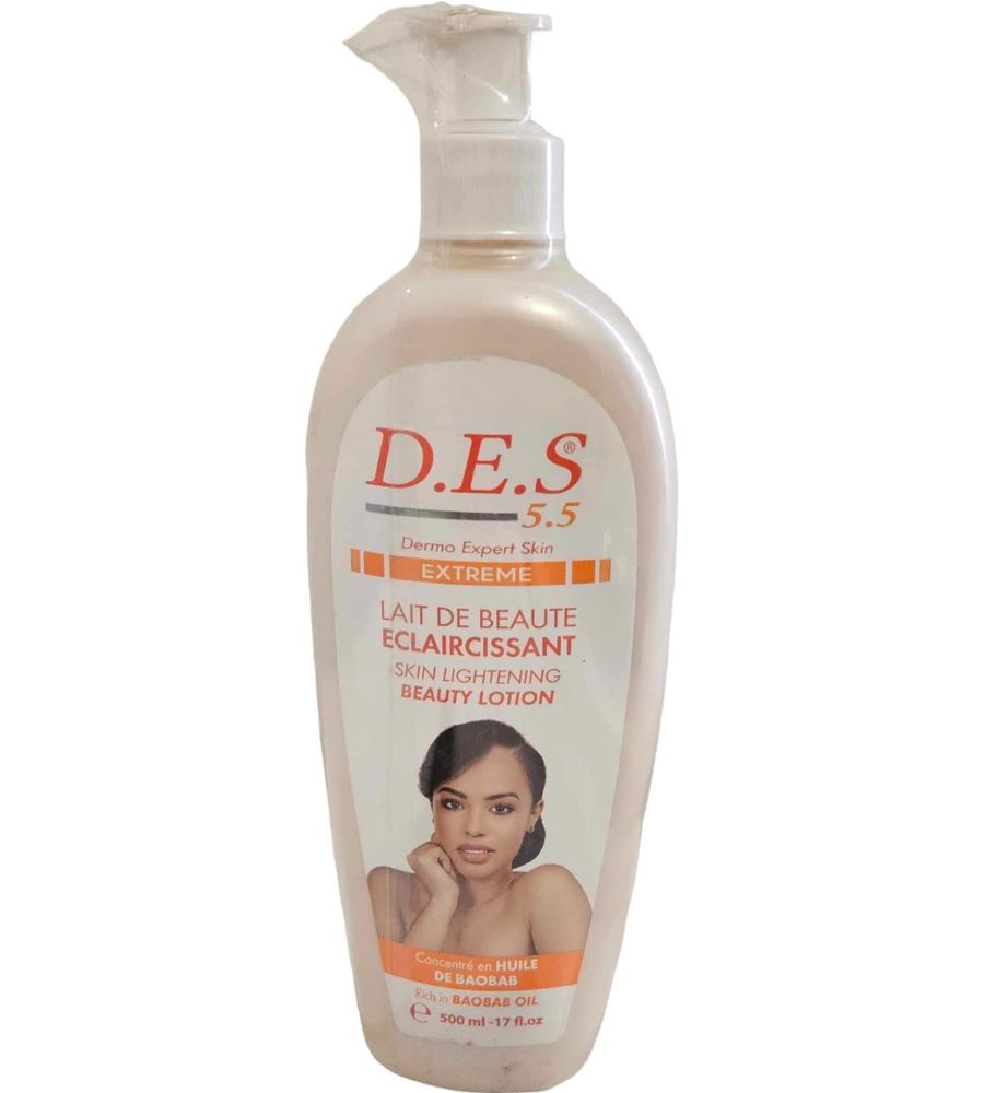 11 D.E.S Body Lotion Rich in Natural Baobab Oil 500ml - Image 1