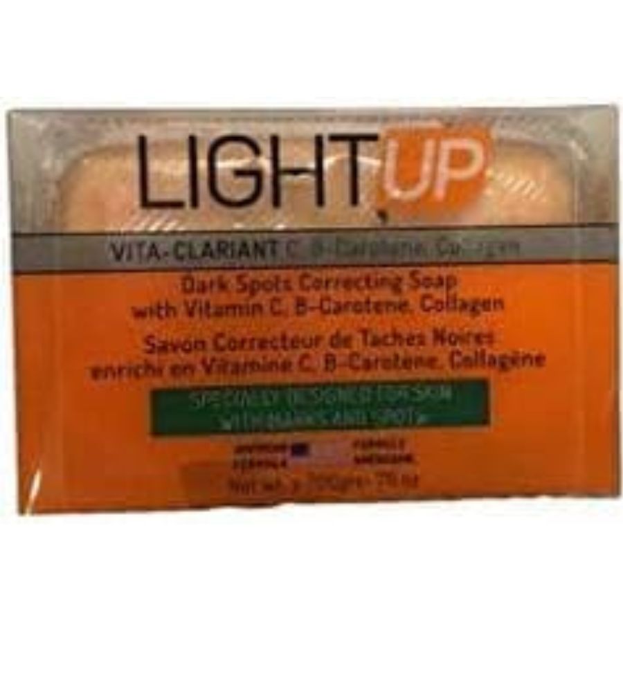 16 Light-up stain corrector soap enriched with vitamin C and B-carotene whitening, whitening and exfoliating soap. C is a soap that makes the skin smooth and shiny - Image 1