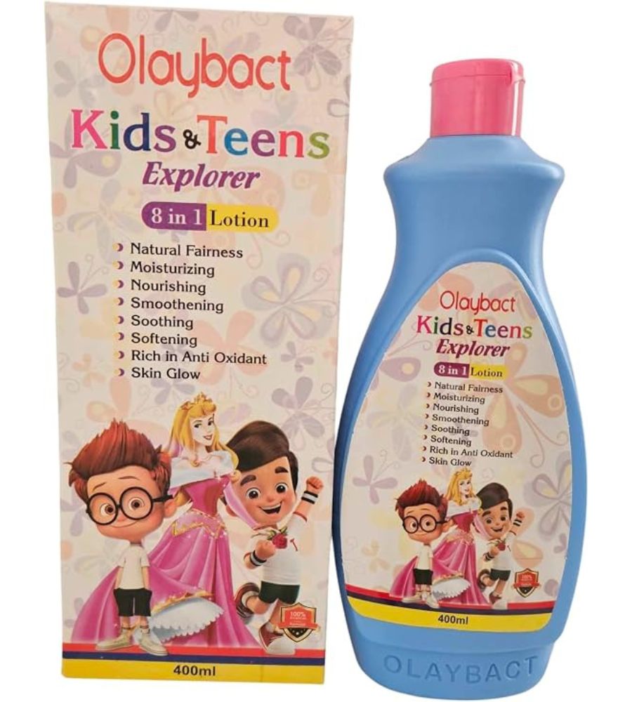 17 Olaybact Kids & Teens Explorer 8 in 1 Natural Fairness Lotion 400ml - Image 1