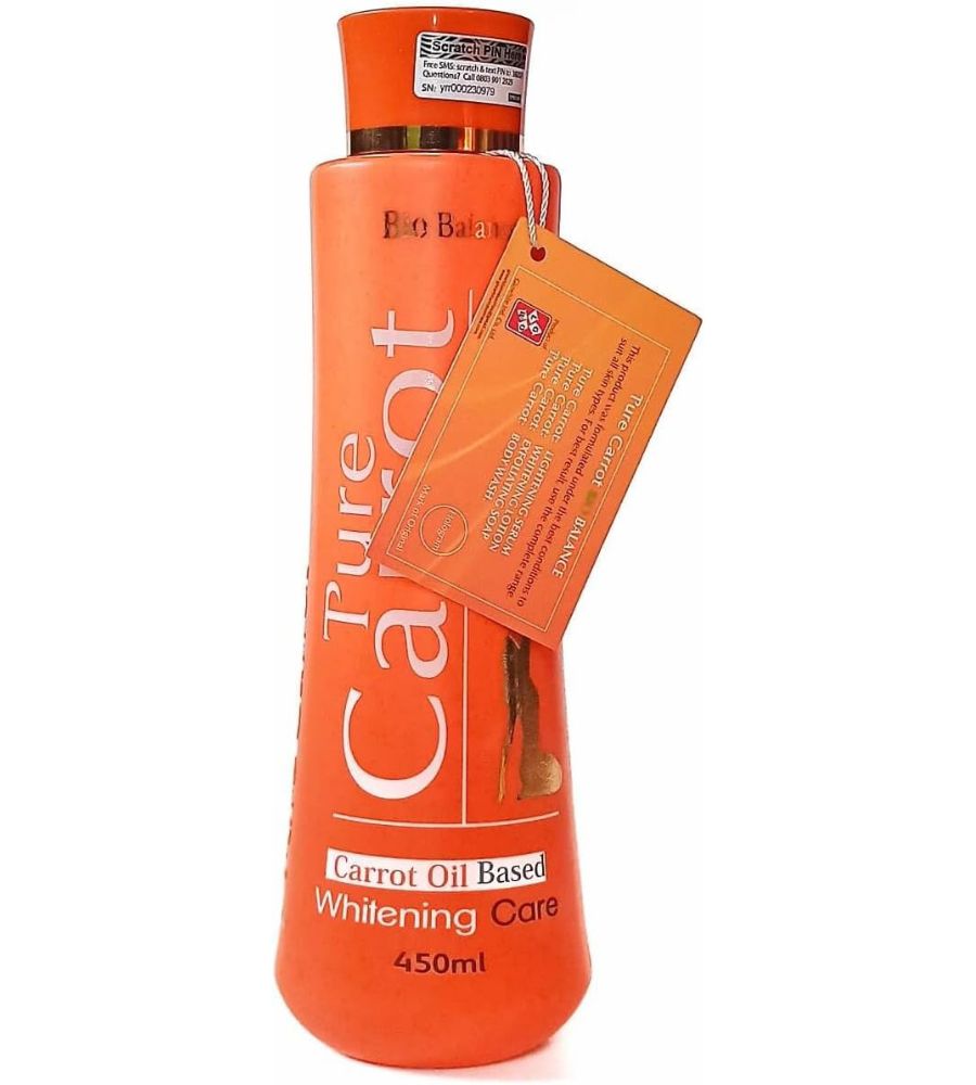 2 Gold Pure Carrot Whitening Care Lotion (450ml) - Image 1