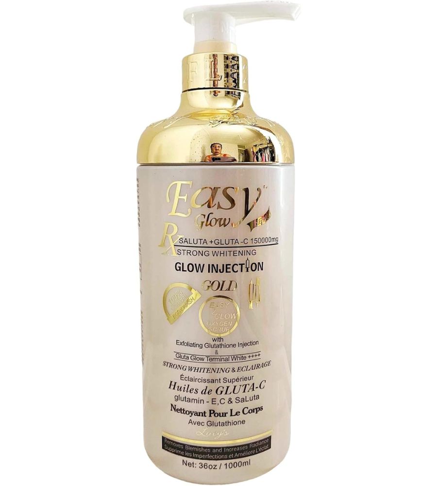 21 Easy Glow Gold Exfoliating Lightening Body Wash 1000ML. - Image 1
