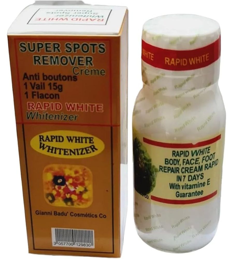 22 Ginni Badu Cosmetics Rapid White Whitener Serum Super Spots Remover 60 ml - Image 1