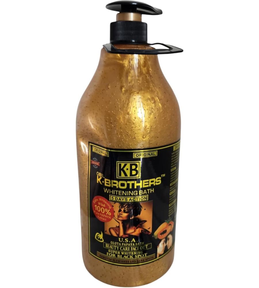 23 K. Brother Papaya Shower Gel 1pcs, Enriched with Natural Papaya Extract, Deep Cleansing and Exfoliating, Brightens and Nourishes Skin - 1800 Litres - Image 1