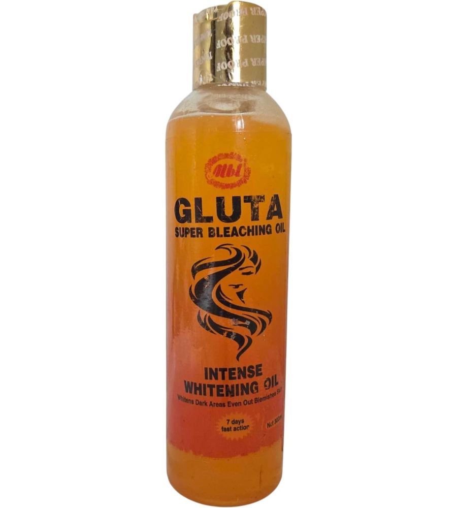 3 GLUTA SUPER BLEACHING OIL INTENSE WHITENING OIL 300ml (7days Whitening) - Image 1