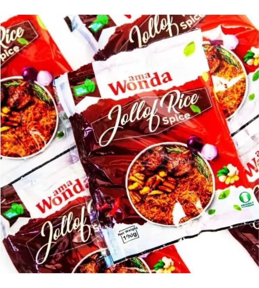 31 Ama Wonda Jollof Rice Spice 10g (20 Sachets) - Image 1