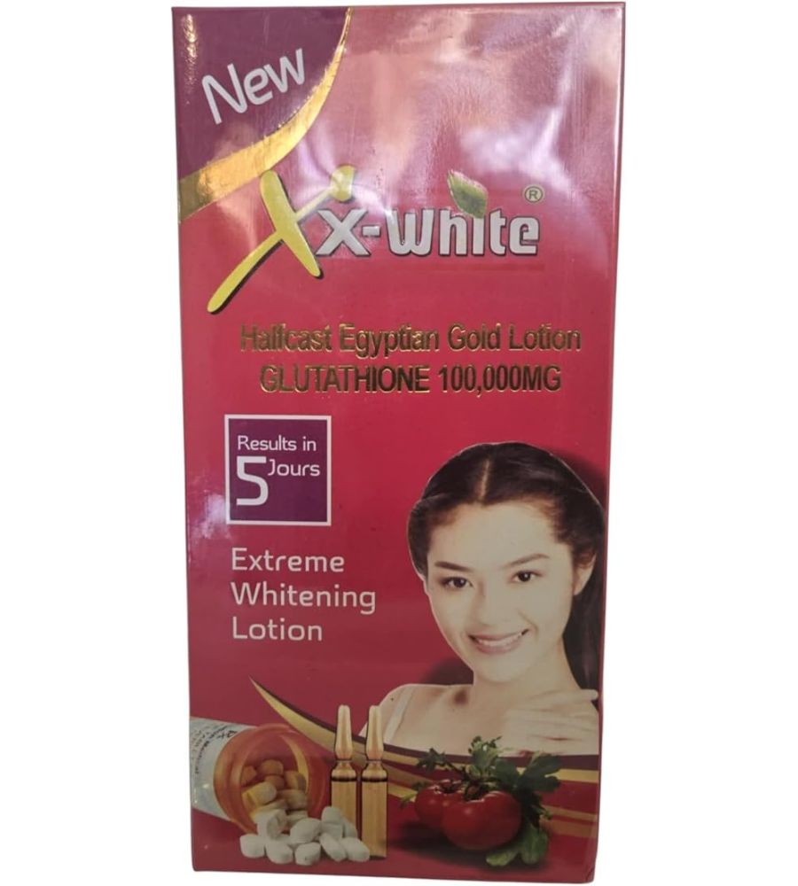 5 XX-white Half Egyptian God Lotion Glutathione Extreme Whitening Lotion 400 ml - Image 1