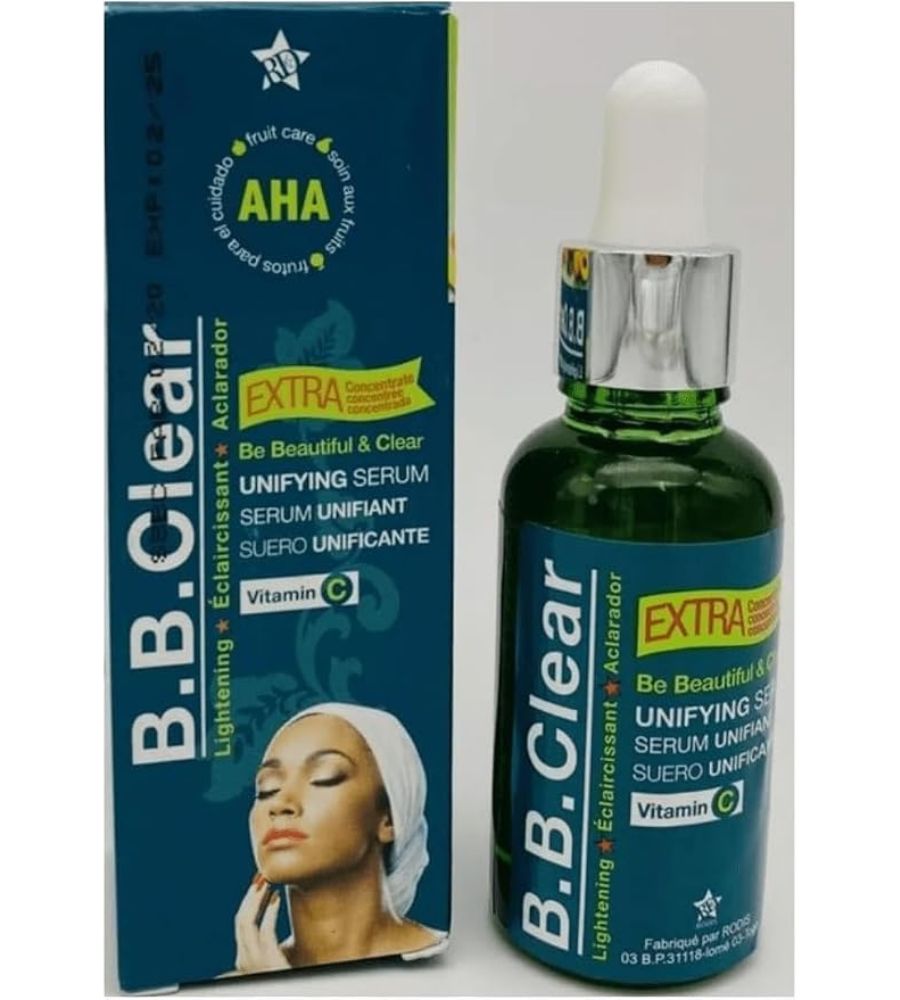 7 B.B. Clear Lightening Unifying Serum, Vitamin C & AHA, Brightening, Serum Form, 30ml - Image 1
