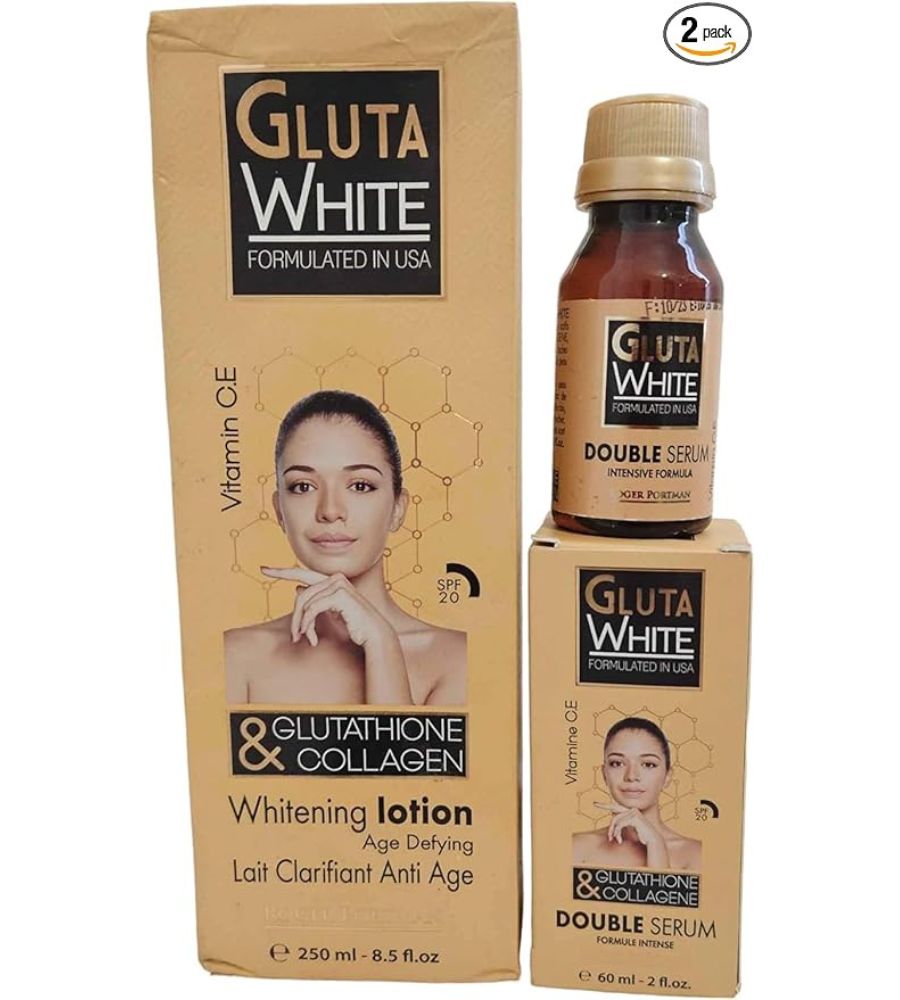 8 Gluta White Age Defying Lotion With Glutathione & Collagen 250ml + Serum 60ml x One Each - Image 1